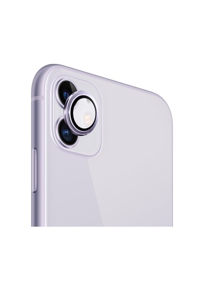 Safeus Safir Temperli Kamera Lens Koruyucu, Apple Uyumlu iPhone 11 İle Mor