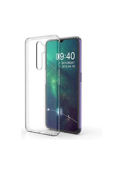 Oppo A5 2020 Kılıf Süper Silikon Yumuşak Arka Koruma Şeffaf