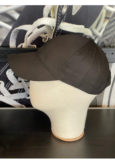 Hamze Polo Nakışlı Gabardin Kumaş Unisex Cap Şapka Siyah - Siyah