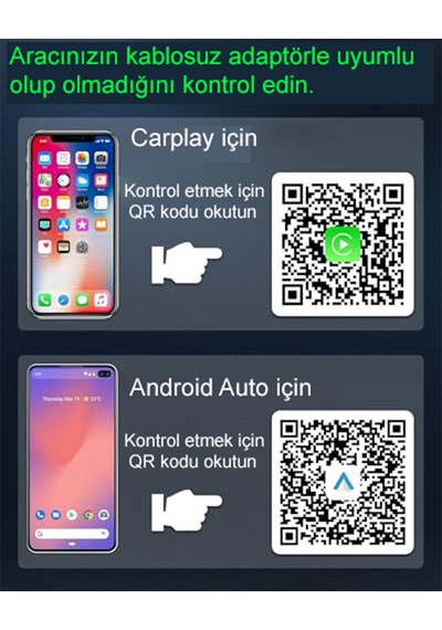 Magazashop Kablosuz Görüntü Aktarım Car Play Adaptörü Apple Ve Android Cihazlar Için Diğer