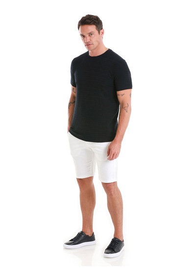 Hatemoğlu Lacivert Regular Fit Düz Bisiklet Yaka Tişört 35103024c013 005 Lacivert
