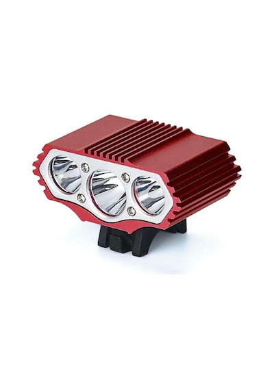 12.000 Lümen 3X Xm-L T6 Led Su Geçirmez Bisiklet Farı Siyah