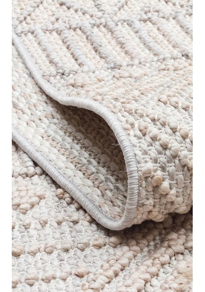 Cozy Czy 02 Grey Beige Hav Toz Vermez Modern Örgü Dokuma Makine Halısı