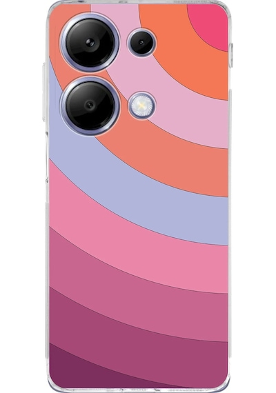 Xiaomi Redmi Note 13 Pro 4g Uyumlu Kamera Korumalı Renk Cümbüşü F Tasarımlı Kılıf