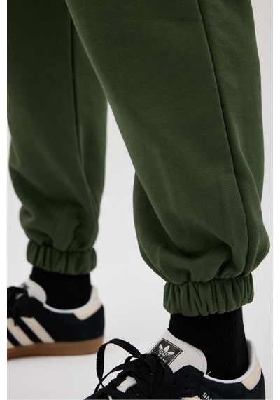 Buly Cozy Beli Lastikli Jogger Eşofman Altı Yeşil