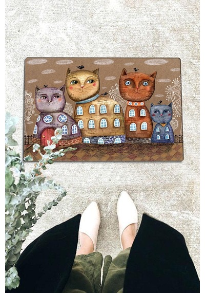 Pittura Gatto Özel Tasarım Iç Ve Dış Pvc Kapı Önü Paspasları
