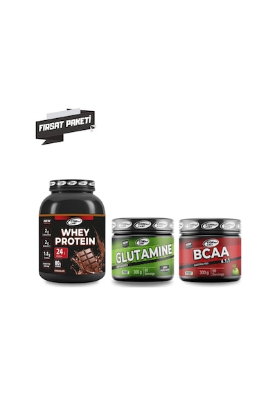 Whey Protein2000gr\glutamine 300gr\bcaa300gr Çikolatalı