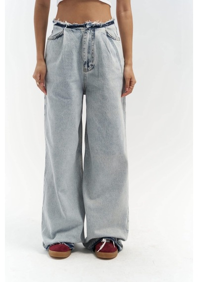 Mai Studios Co. Leony Bel Detay Mavi Jeans Mavi