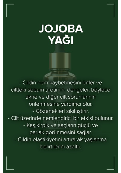 Jojoba Yağı %100 Saf Ve Soğuk Sıkım