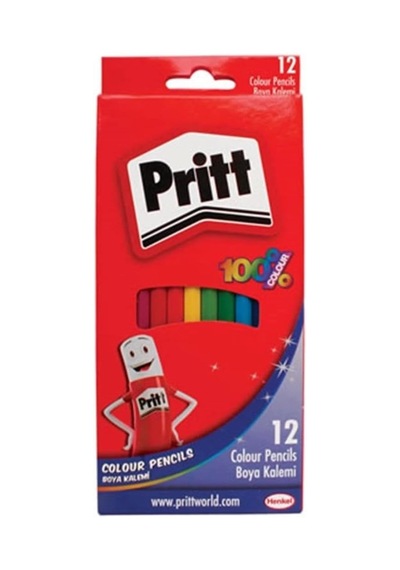 Kuru Boya Kalemi, 12 Renk Set, Karton Kutu Diğer