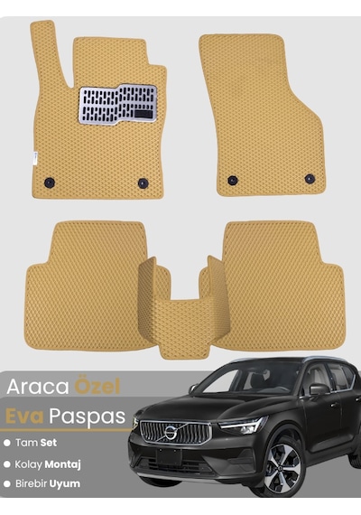 Volvo Xc40 2017-2025 Uyumlu Eva Paspas Tam Set Oto Paspas,araca Özel,tam Koruma,kolay Temizlik