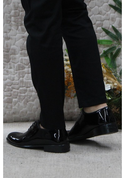 Pierre Cardin 7059 Siyah Rugan Damat Ayakkabısı Takım Ayakkabısı Erkek Ayakkabı Siyah