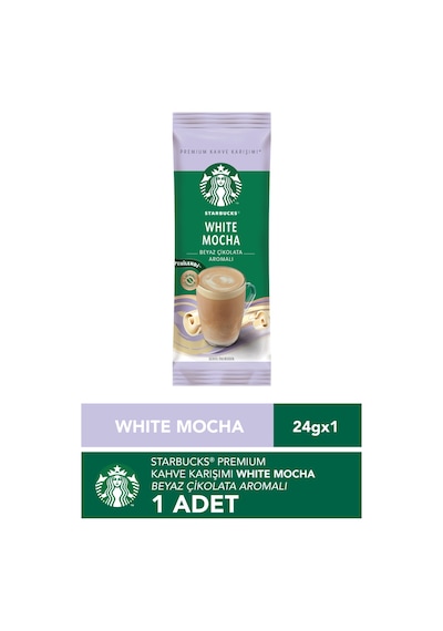 Starbucks White Mocha Premium Kahve Karışımı 24g Hazır