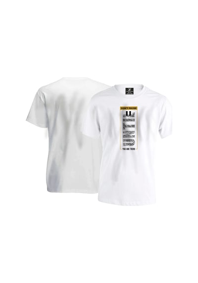Don't Pause T-shirt - Beyaz