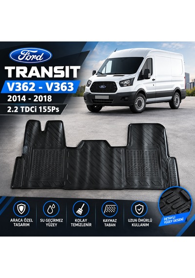Ford V362 - V363 Transit Paspas 2014-2018 Kauçuk Oto Paspas 2.2 Tdcı 155ps