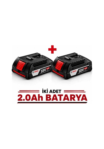Gba 18v 2.0ah Li-ıon Batarya Akü 2'li Set
