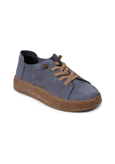 Deery Kadın Hakiki Nubuk Lacivert Sneaker Ayakkabı - Se605zlcvc01 Lacivert