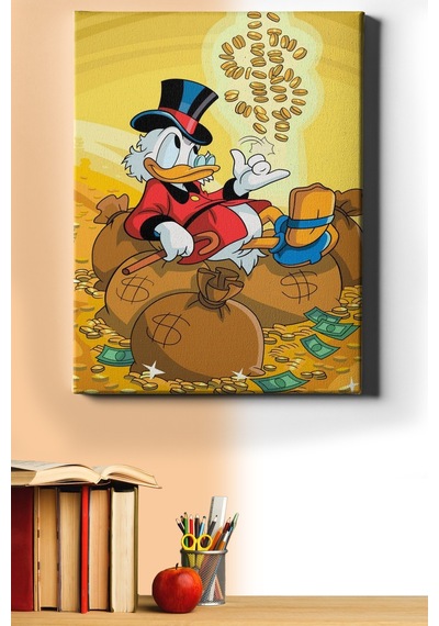 Webstyle Sayılarla Boyama Seti Kasnaklı Zengin Ördek 50 X 65 Cm