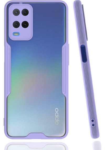 Oppo A54 4G Kılıf Zore Parfe Kenarları Pastel Renk Silikon Kılıf