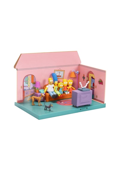 Jksmp17556 The Simpsons Oturma Odası Ve Figürlü Oyun Seti