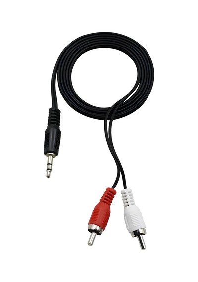 Speeduf 1.5 Metre Stereo Lale Kablo Ses Sistemi Kablosu Aux Rca