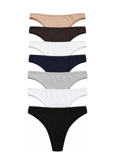 Nicoletta Kadın Külot Brazillian Tanga 7 Li Paket Likralı Pamuklu Li 792113 Çok Renkli Nicoletta Kadın Külot Brazillian Tanga 7 Li Paket Likralı Pamuklu Li 792113 Çok Renkli