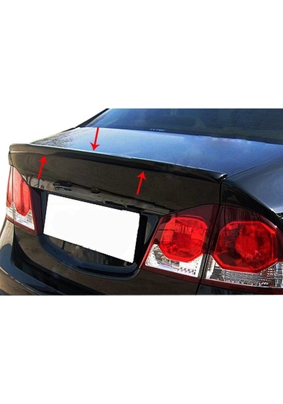 Honda Civic 8 Spoiler Bagaj Gt Fiber 2006 2011