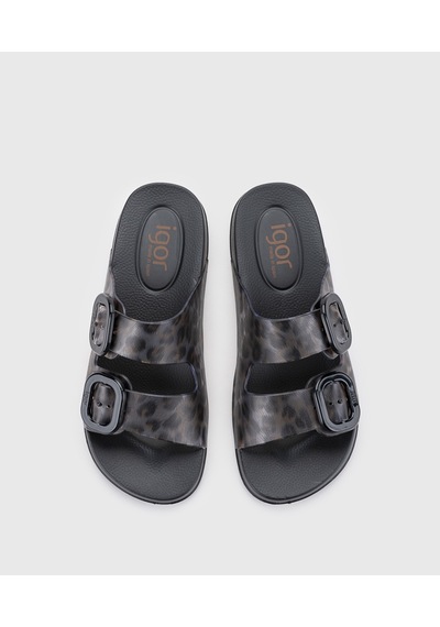 İgor Igor Çocuk Sandalet S10336 Habana Brıllo Leo 002-negro
