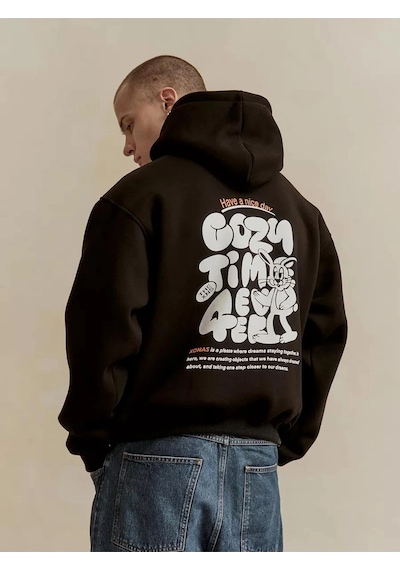 Unisex Tyler The Creator Sweatshirt Hoodie Siyah Siyah