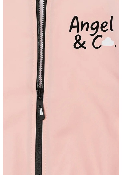 Angel&co. Girls Clothing Kız Çocuk Su Rüzgar Korumalı Yağmurluk Açık Somon - 786538579 Açık Somon