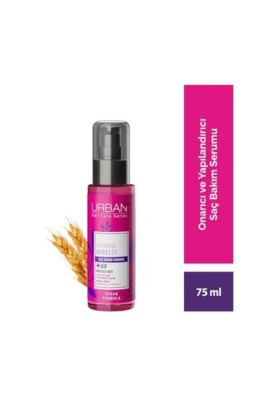 Urban Care Intense Keratin Aşırı Yıpranmış Cansız Saçlara Özel Saç Bakım Serumu 75 Ml- Vegan