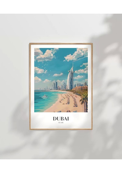 Çerçevesiz Poster Dubai'nin Lüks Sahilleri