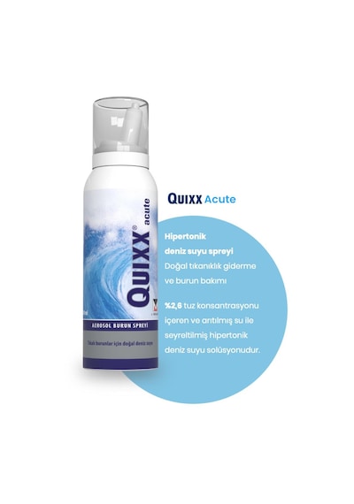 Quixx Acute Aerosol Burun Spreyi 100 ml 2 Adet