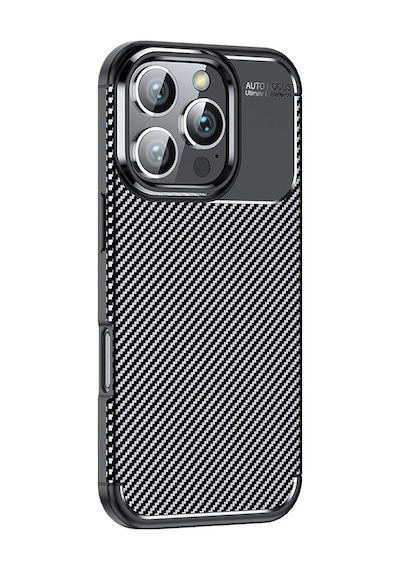 Apple     Uyumlu iPhone 16 Pro Kılıf Zore Negro Silikon Kapak Siyah