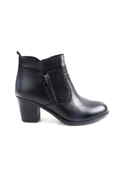 Scavia 02672 6,5 Cm Topuklu Orto Pedik Kadın Deri Bot - Ppc02672 001