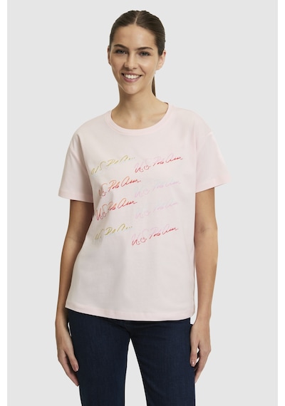 U.S. Polo Assn. U.s. Polo Assn. Kadın Açık Pembe Tişört 50323561-vr078 Acık Pembe