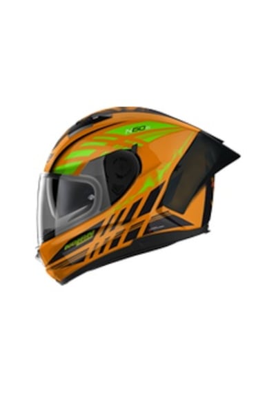 Nolan N60-6 Sport Hotfoot 027 Motosiklet Kaskı Siyah Turuncu