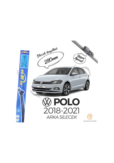 Volkswagen Polo Arka Silecek (2018-2019) RBW