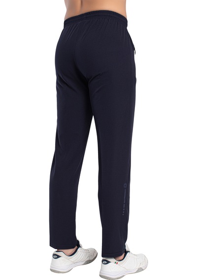 Crozwise 2206-01 Erkek Lycra Armüllü İnce Astarsız Spor Pantolon Lacivert Lacivert