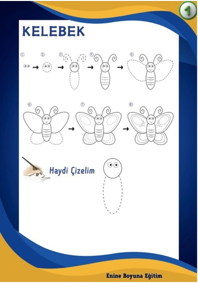 Resim Çizmeyi Öğreten Yaz-sil Seti