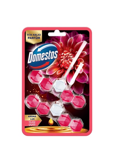 Domestos Wc Blok Lux Yıldız Çiçeği & Ejder Meyvesi 2 X 50 G - 7 Adet Tarı