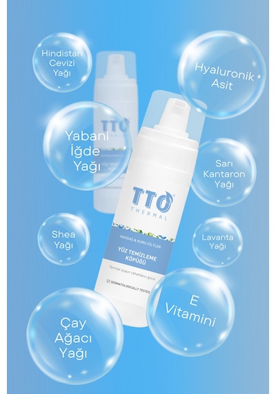 Tto Thermal Mini Yüz Temizleme Köpüğü 100 Ml Seyahat Boy
