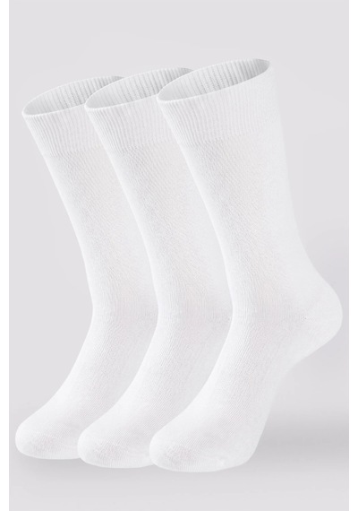 Socketta 3'lü Beyaz Erkek Business Bambu Dikişsiz Takviyeli İnce Yazlık Soket Çorap - Premium Beyaz Socketta 3'lü Beyaz Erkek Business Bambu Dikişsiz Takviyeli İnce Yazlık Soket Çorap - Premium Beyaz
