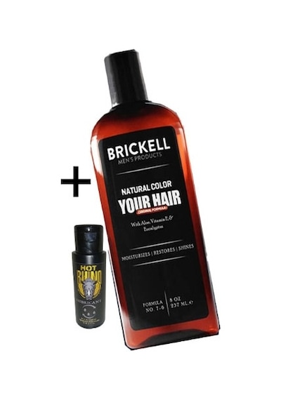 Brickell Saçsakal Beyazlatıcı237 Ml Erkeklere Özel Şampuan + Hotrhino Cinselkaydırıcı Jel