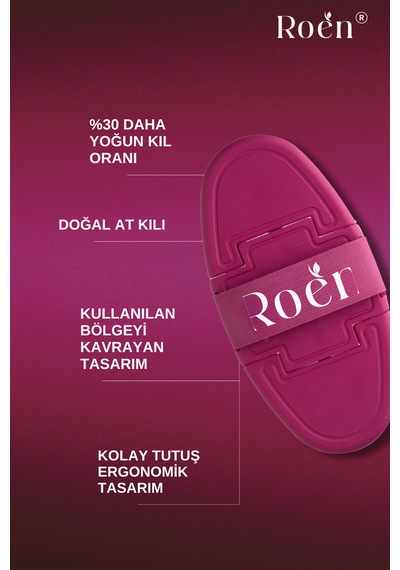 Selülit Görünümünü Gidermeye Yardımcı, Sıkılaştırıcı , Doğal At Kılı Selülit Fırçası