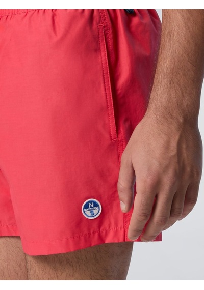 North Sails Basic Volley Erkek Deniz Şortu 36cm-33382 Kırmızı