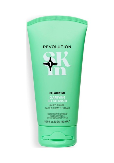 Revolution Skin, Clearly Me Clarifying Cleansing Jel, Lekeli Ve Yağlı Ciltler İçin Temizleyici Jel, Vegan Ve Hayvanlar Üzerinde Denenmemiştir, 150 Ml