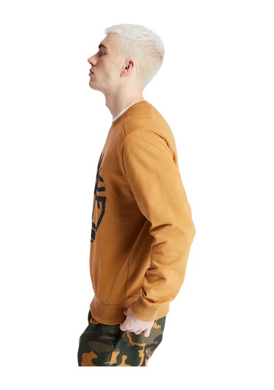 Timberland Yc Core Tree Logo Crew Ne Hardal Erkek Sweatshirt Sarı