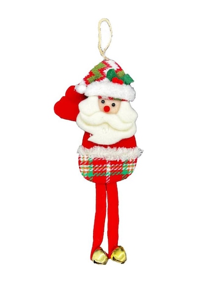 Yılbaşı Kabartma Figür Noel Baba Zilli 30 Cm