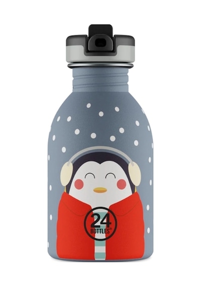 Kids Bottle Happy Penguin Paslanmaz Çelik Çocuk Su Matarası 250 Ml Renkli